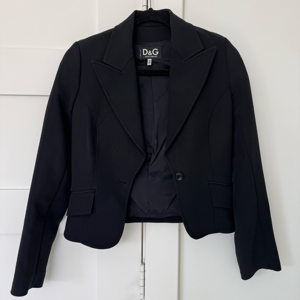 Dolce & Gabbana Black Blazer - Vintage